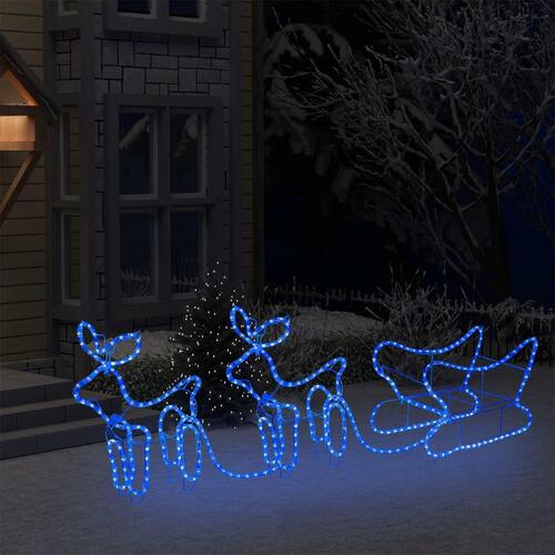 Rensdyr og kane udendørs juledekoration 576 LED'er