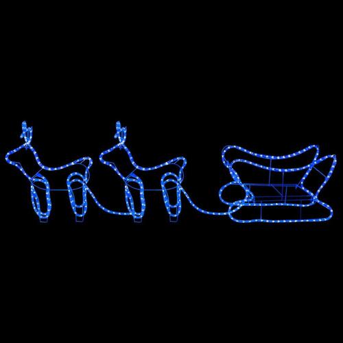 Rensdyr og kane udendørs juledekoration 576 LED'er