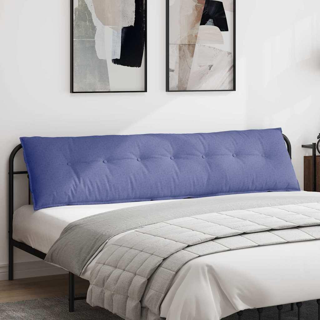 Rygpude Jeans blå 200 x 19 x 50 cm Stof billede