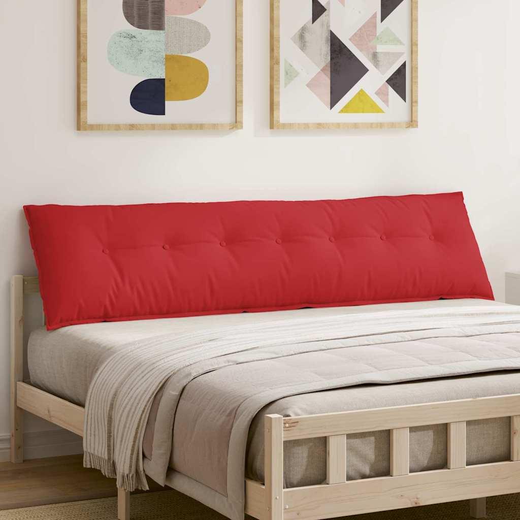 Rygpude Rød 200 x 19 x 50 cm Stof billede