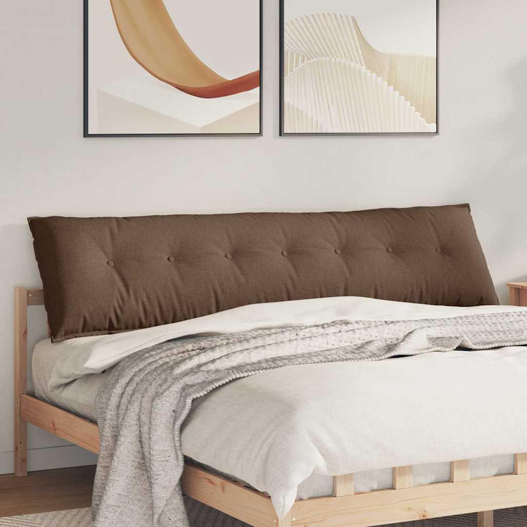 Rygpude Brun 200 x 19 x 50 cm Stof billede