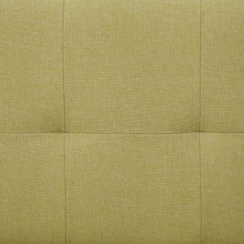 Sovesofa med to puder polyester grøn