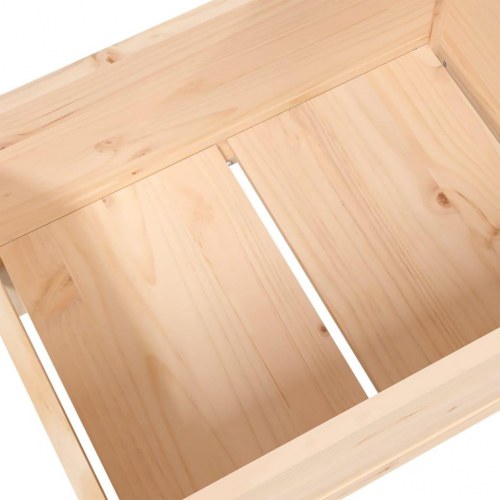 Plantekasse 178,5x44x75 cm massivt fyrretræ