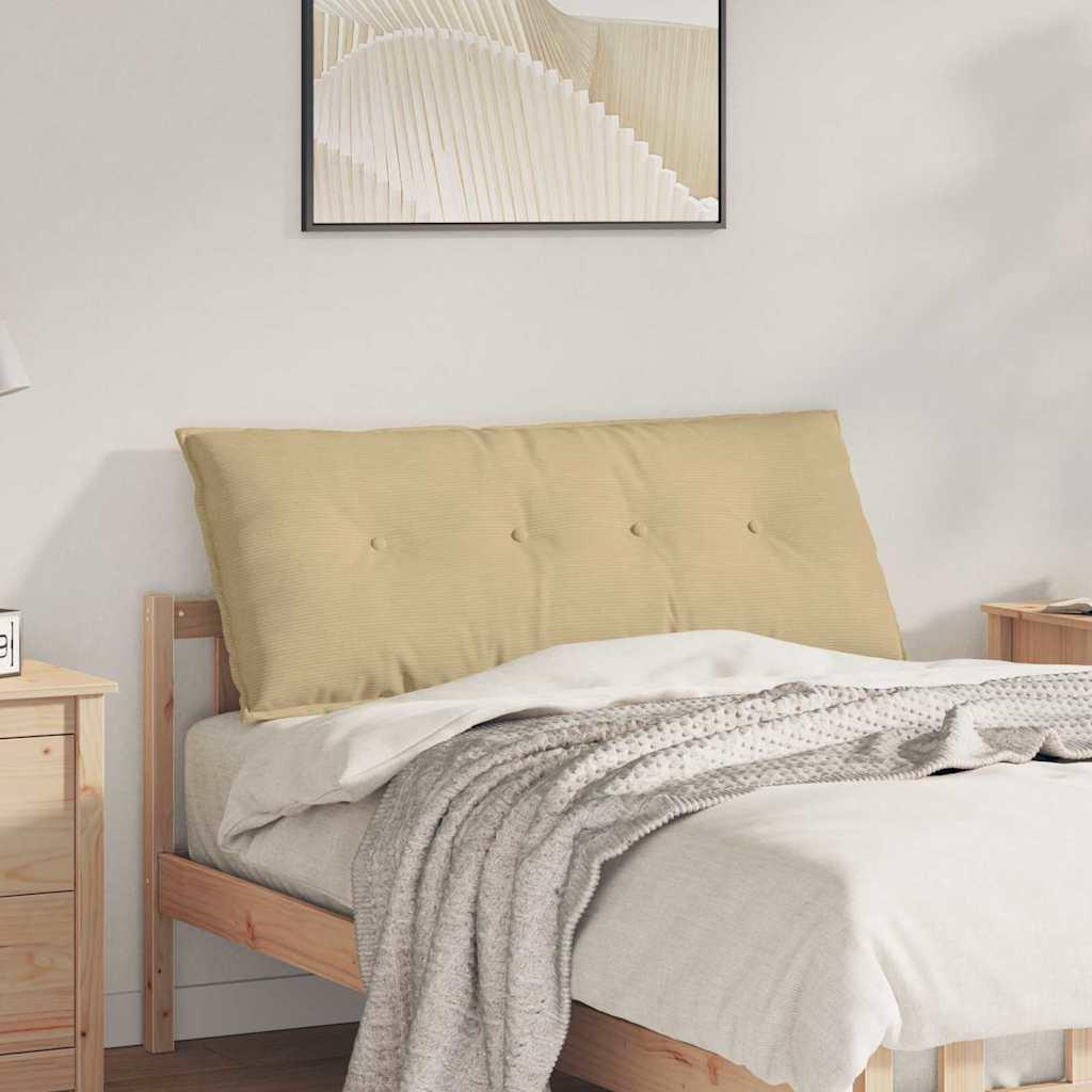 Rygpude Grågrøn 120 x 50 cm Velourstof billede