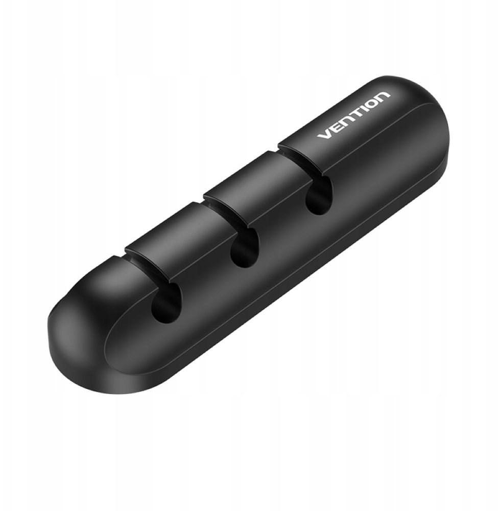 Vention kabelholder med 5 porte - 2 stk., sort billede