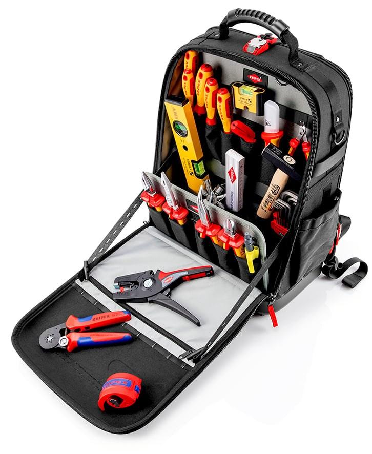 Knipex 00 21 50 E værktøjsrygsæk med mekanikersæt - 22 dele billede
