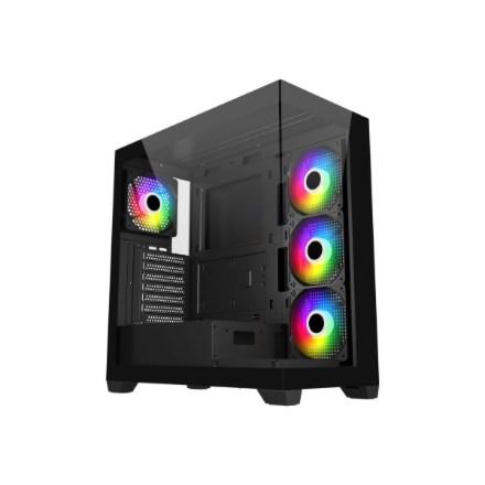 Fortron FSP M340 BA - Midi Tower ATX/Mini-ITX, ARGB, sort billede