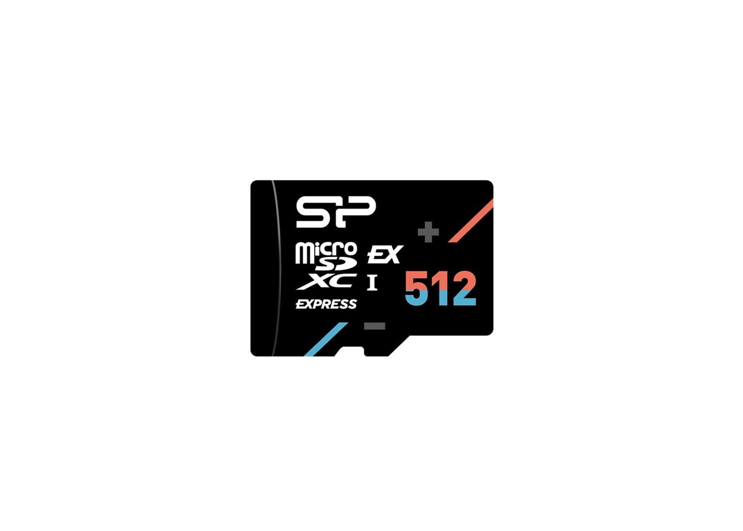MicroSD-kort Silicon Power 512 GB MicroSDXC Class 10 U3 billede