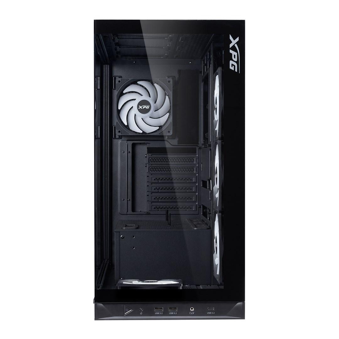 XPG Invader X BTF midi-tower kabinet - sort billede