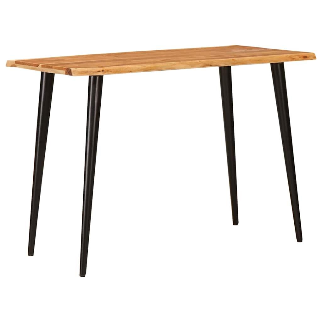 Spiseborde Brun og sort 110 x 55 x 75 cm Massivt mangotræ billede