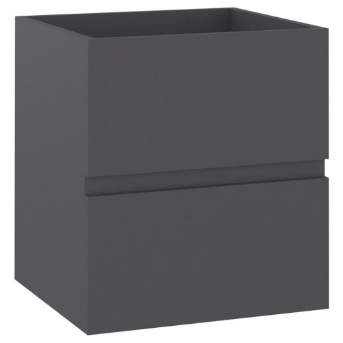 Vaskeskab med indbygget håndvask spånplade grå