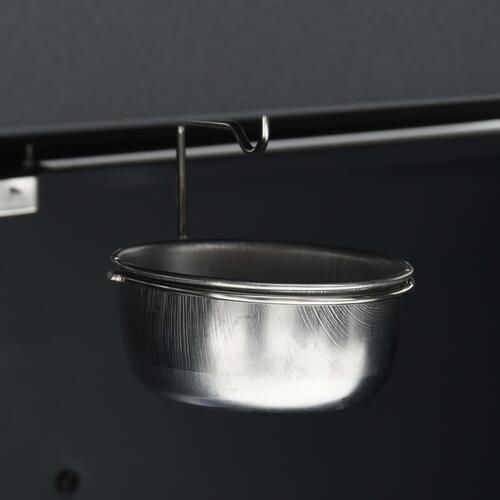 Gasgrill 4+1 grillzoner stål sort