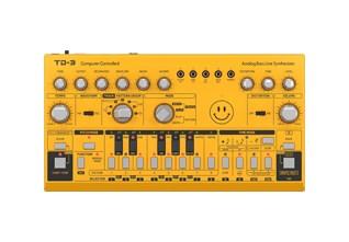 Behringer TD-3-AM analog bas-synth - gul billede