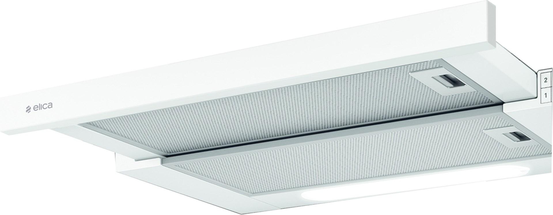 Elica Elite 14 Lux WH/A/60 teleskopisk emhætte, hvid - 60 cm billede