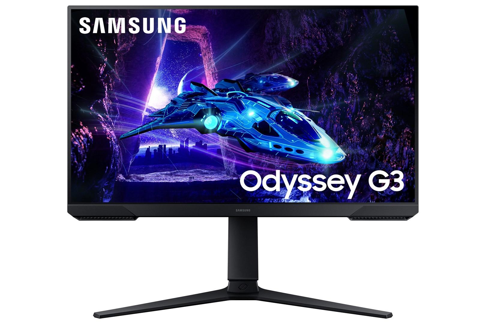Samsung Odyssey G30D 24" Full HD gaming-skærm (VA, 180 Hz) - Sort