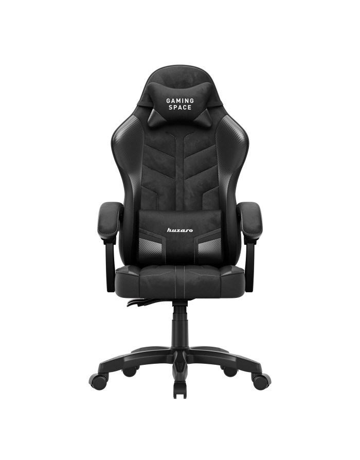 Huzaro Force 2.7 Black Carbon - gamingstol i sort velour billede