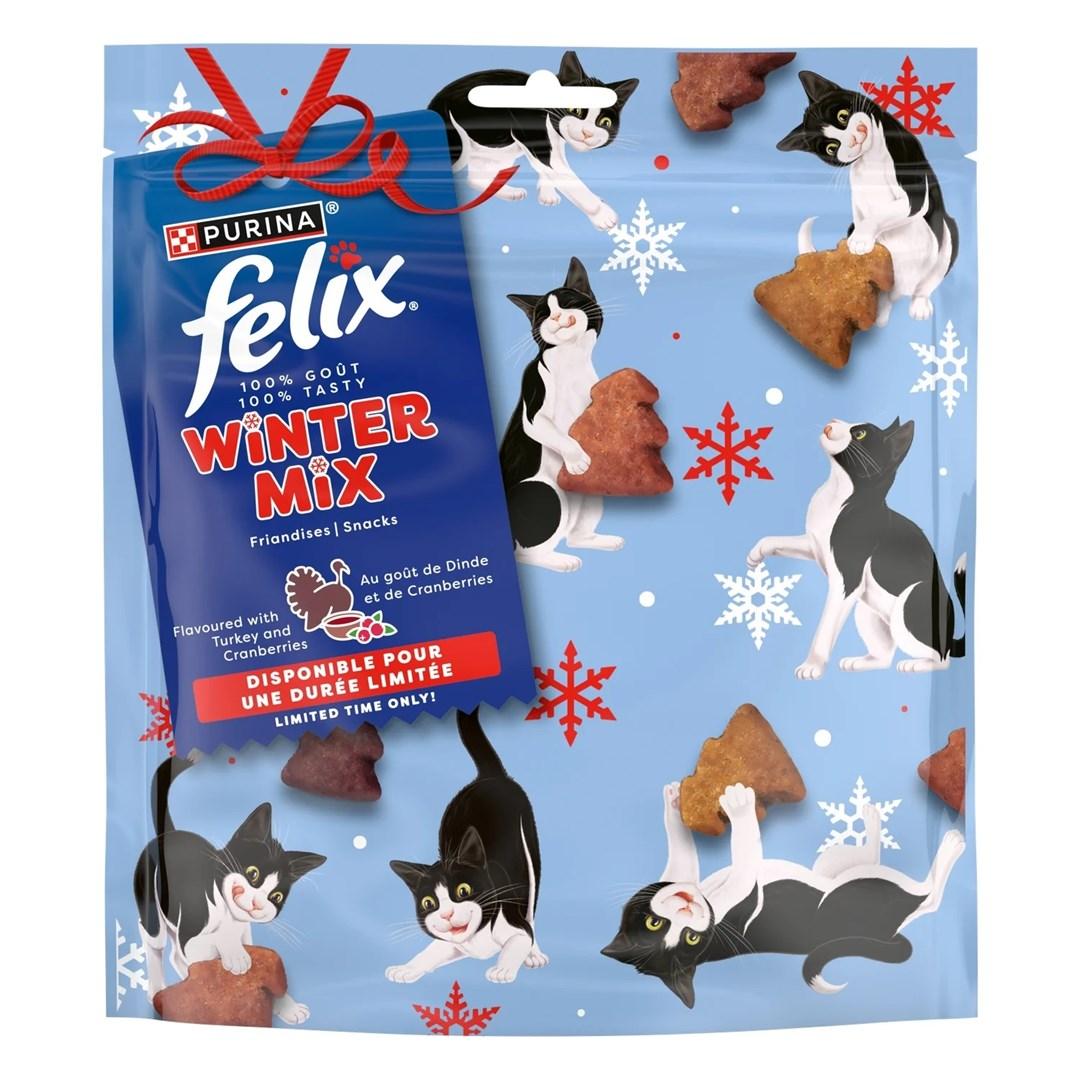 Purina Felix Winter Mix kattegodbidder - kalkun & tranebær, 200 g billede