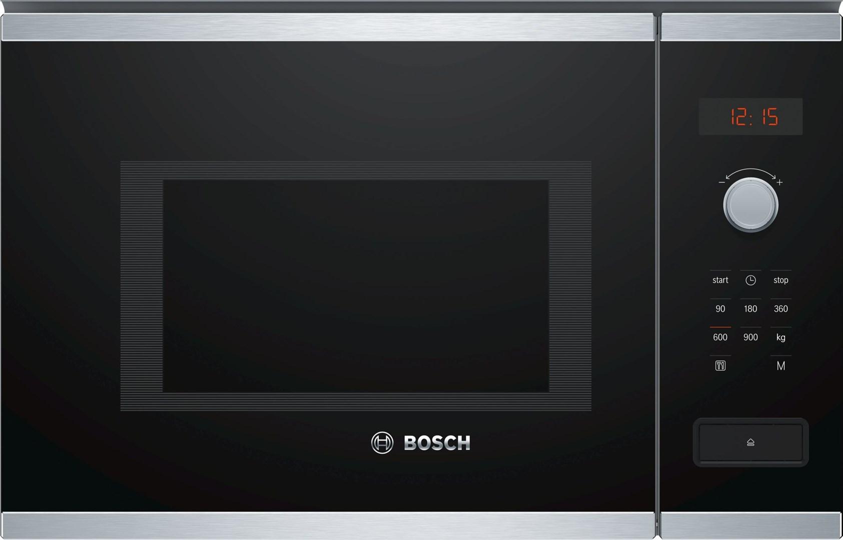 Bosch Serie 4 BFL553MS0 indbygningsmikroovn 25 l - 900 W, sort/rustfrit stål billede