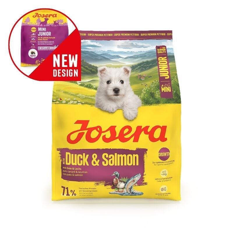 JOSERA Mini Junior And & Laks â tÃ¸rfoder til hvalp, 900 g billede
