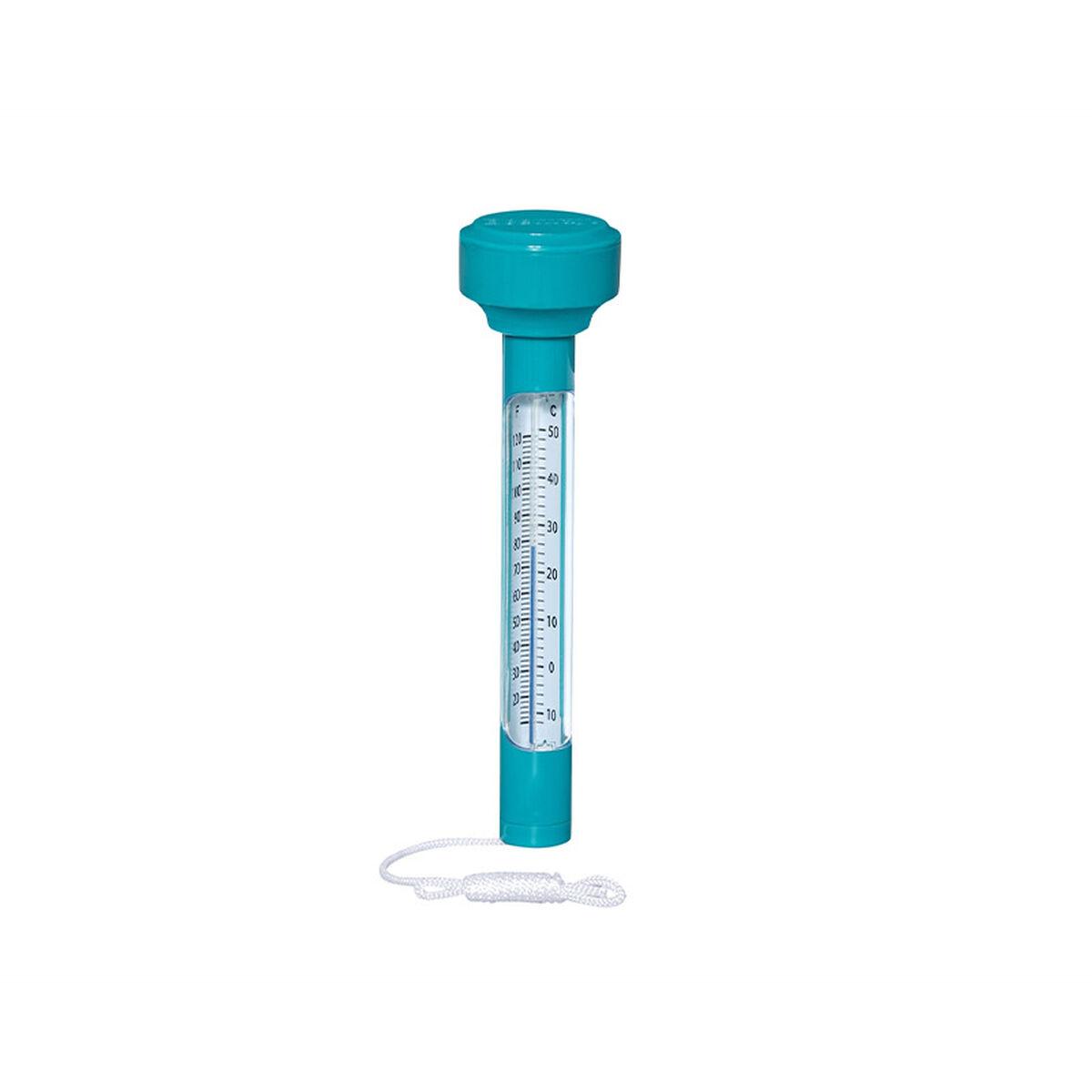 Bestway flydende pool-termometer - blå, analog billede
