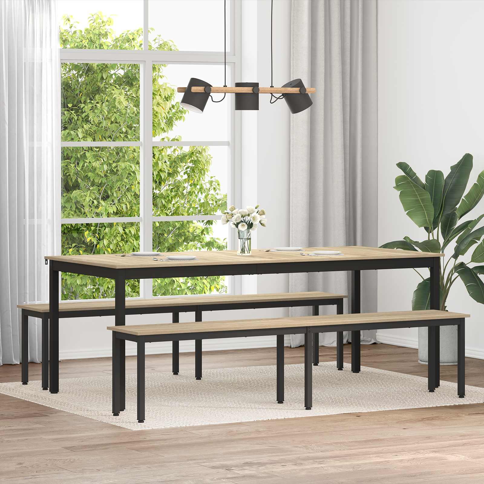 Spisebænk Sonoma 200 x 35 x 45 cm i konstrueret træ
