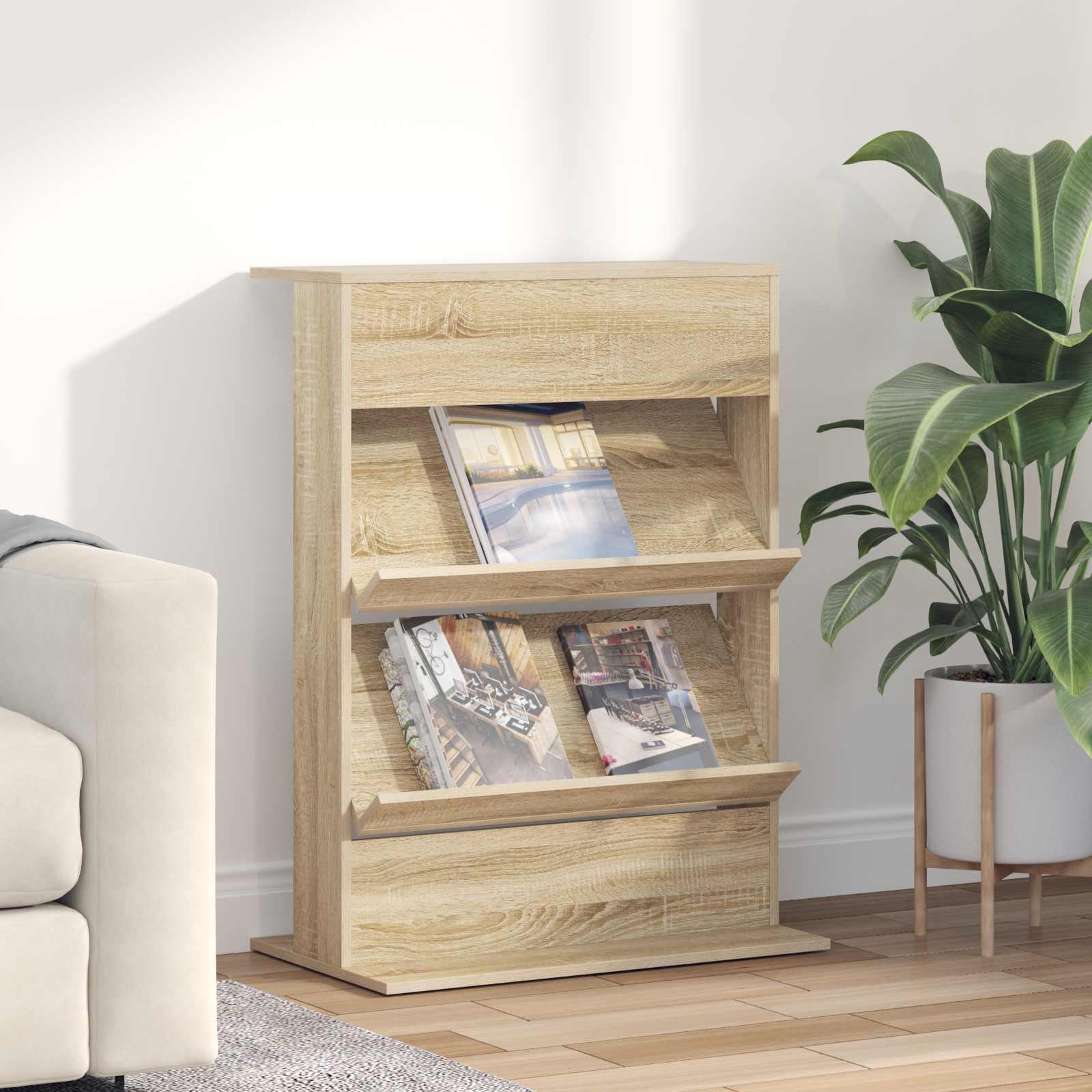 Magasin Rack Sonoma eg 70 x 41 x 96 cm Konstrueret træ billede