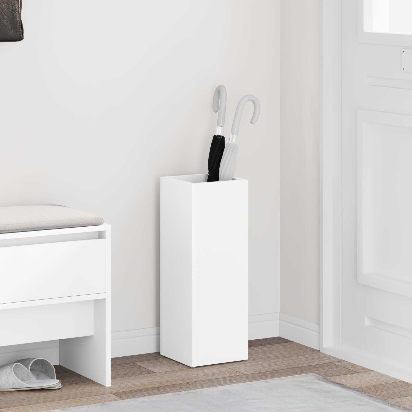 Parasolfod Hvid 20 x 20 x 55,5 cm Konstrueret træ billede