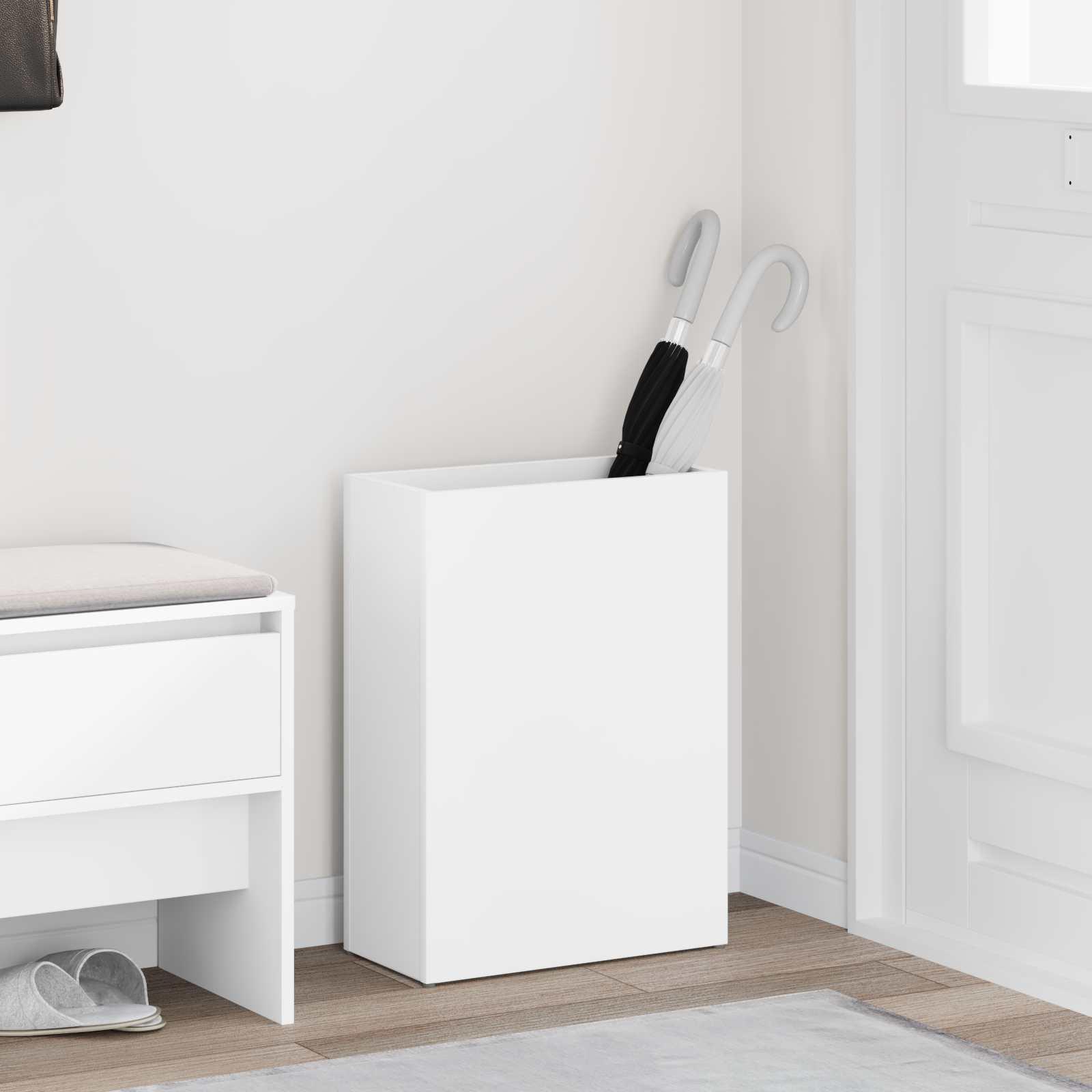 Parasolfod Hvid 40 x 20 x 55,5 cm Konstrueret træ billede