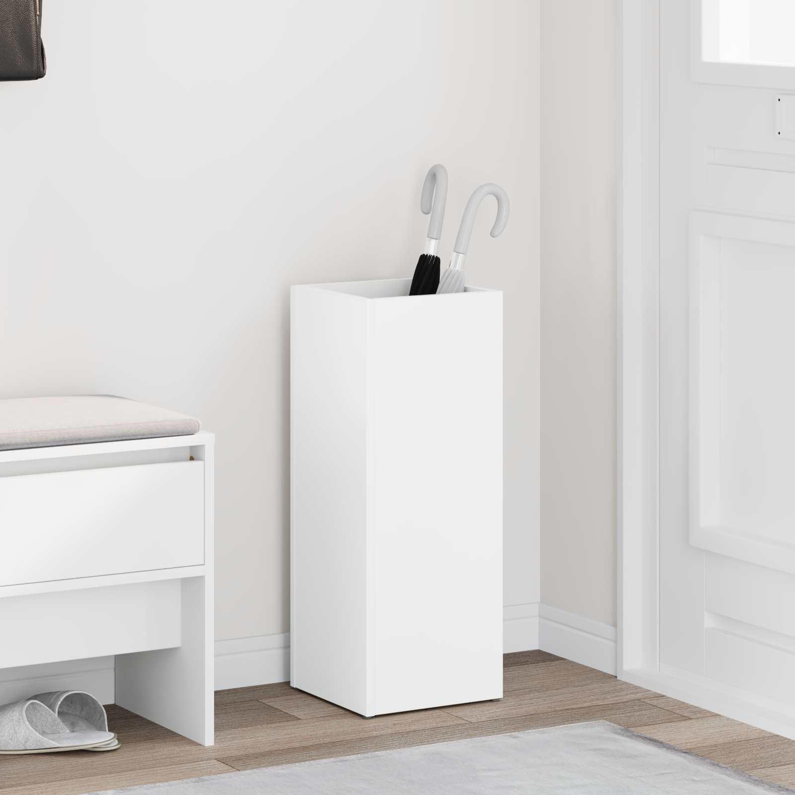 Parasolfod Hvid 25 x 24,5 x 64 cm Konstrueret træ billede