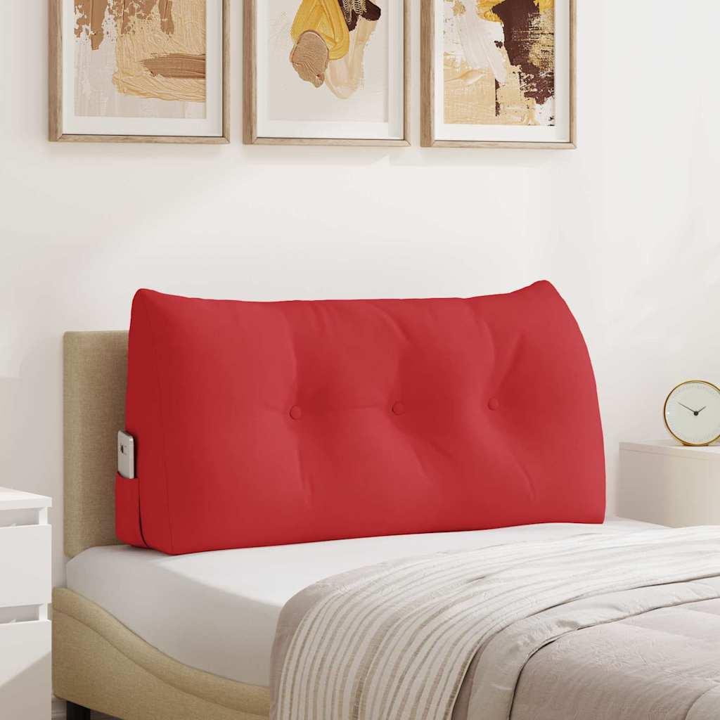 Rygpude Rød 100 x 24 x 50 cm Stof billede