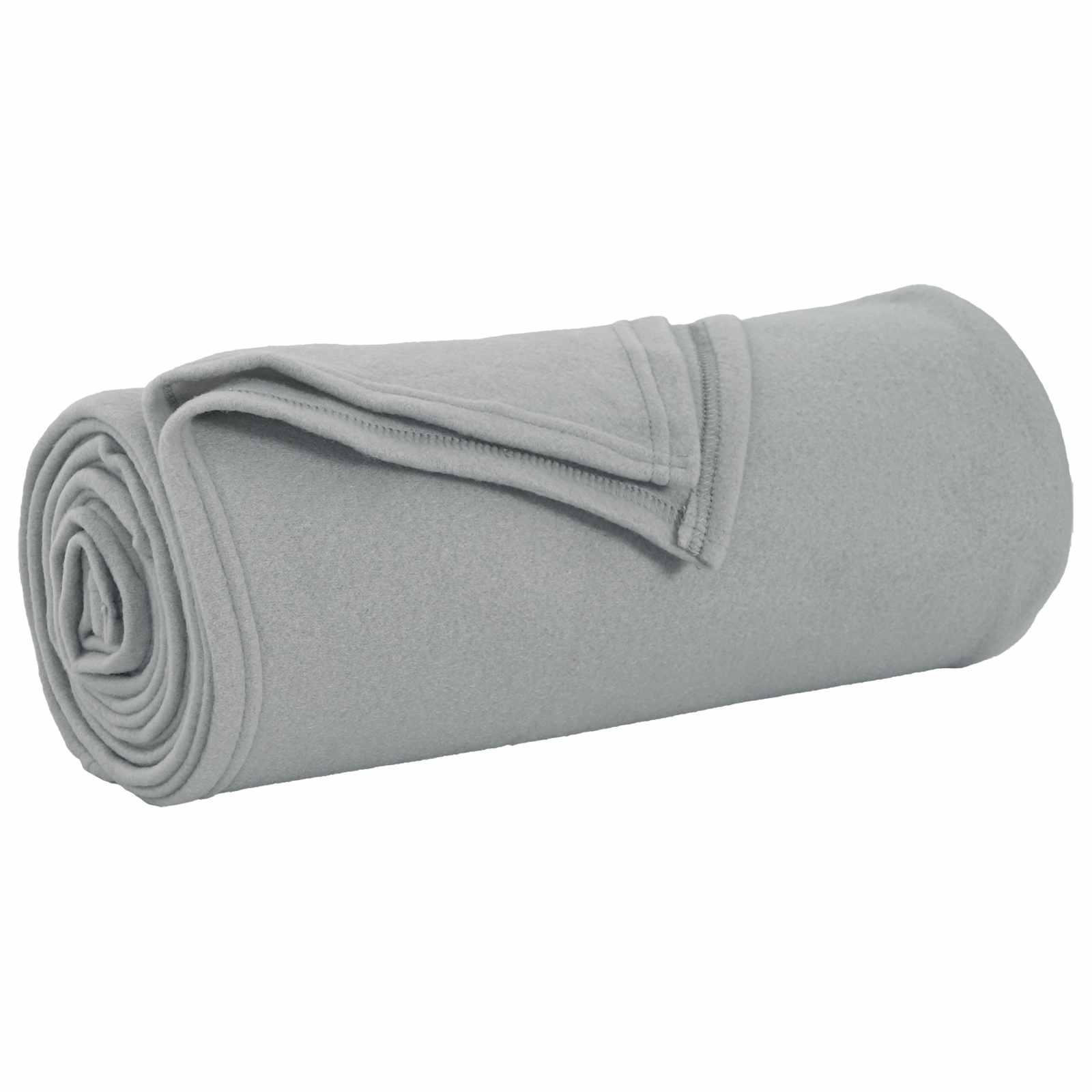 Kastetæpper 24 stk Grå 200 x 150 cm Fleece billede