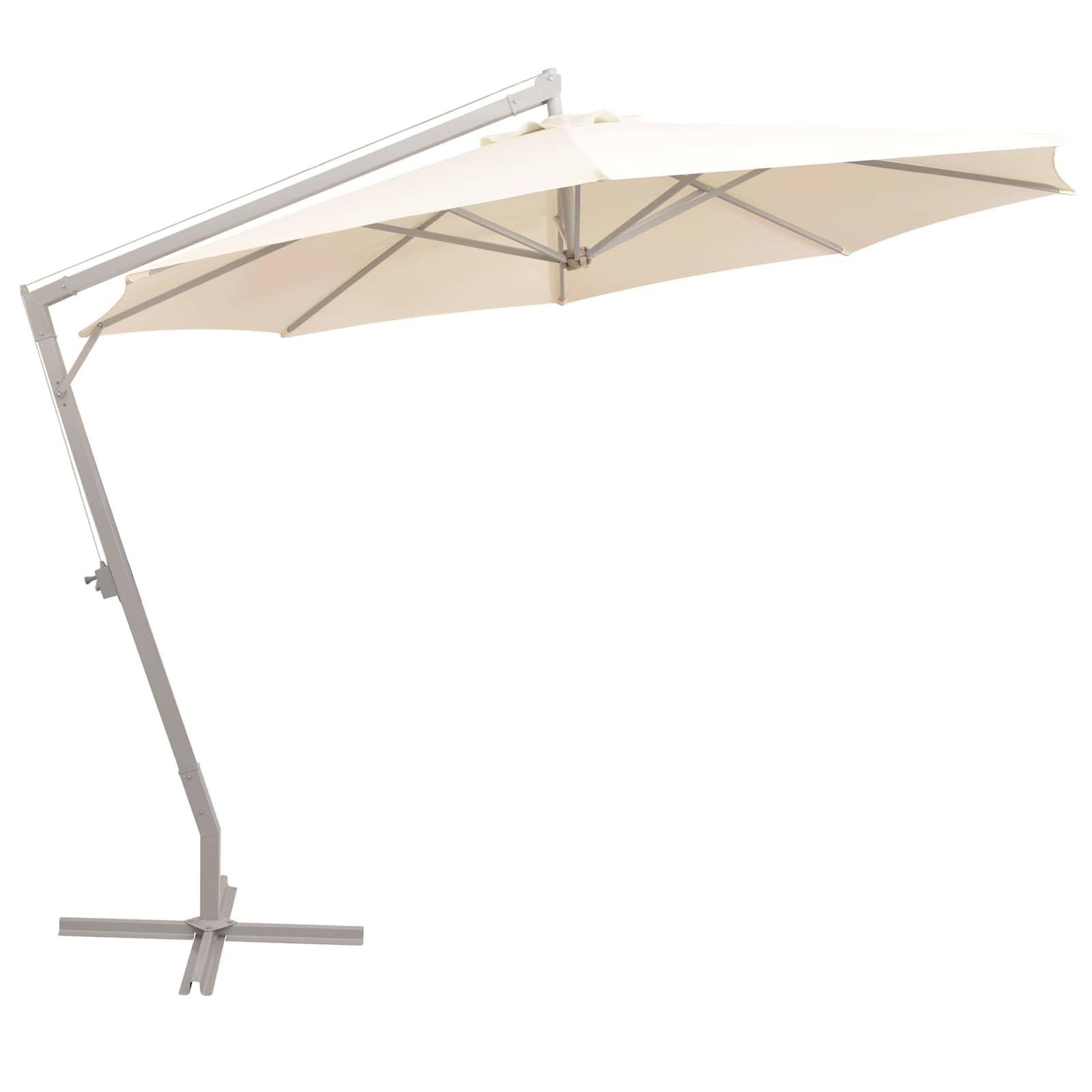 Udendørs parasoller Beige Polyester billede
