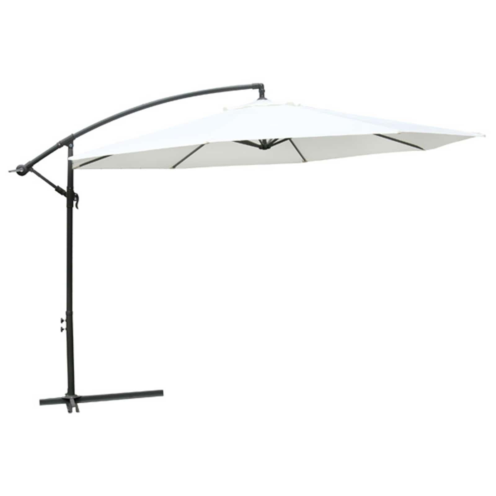 Hængende Sol Umbrella Hvid billede