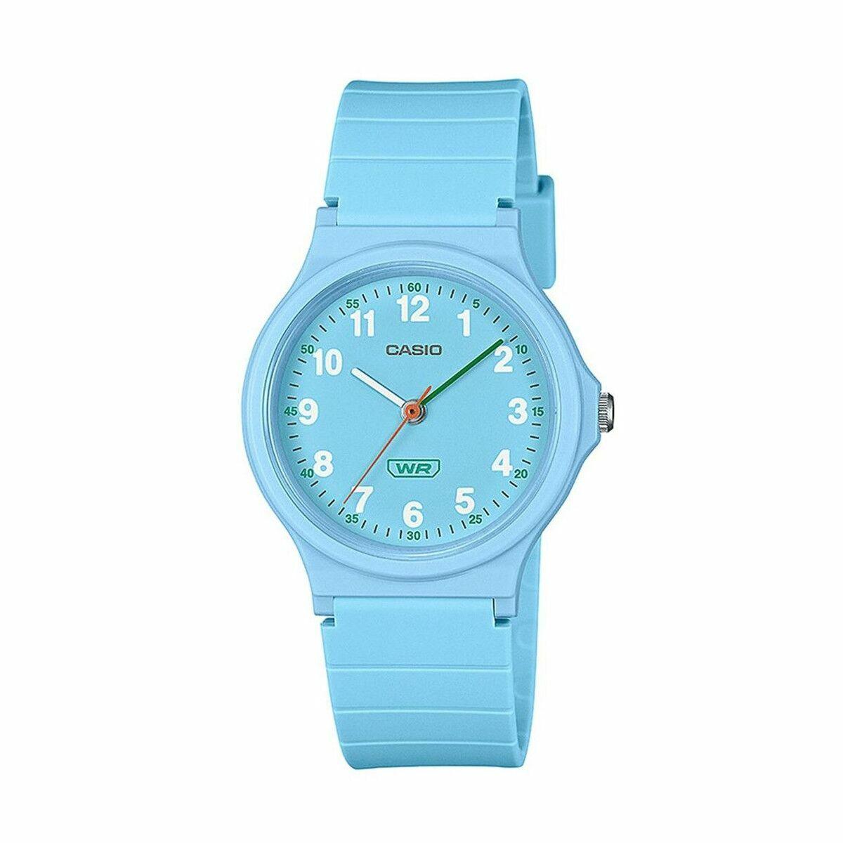 Casio LQ-24B-2BEF dameur - POP, bio resin rem, lyseblå (Ø 31 mm) billede