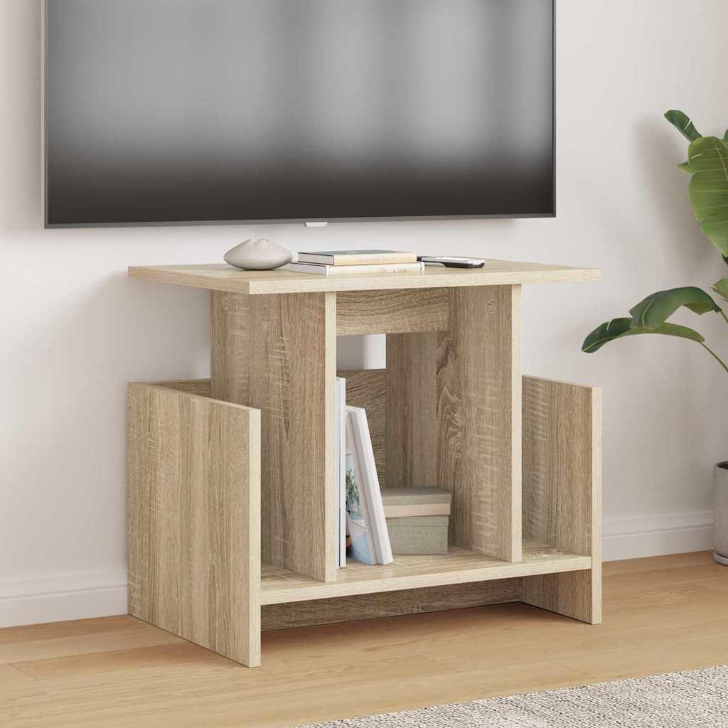 TV-bord 2 stk Sonoma eg 50 x 35 x 45 cm Konstrueret træ billede