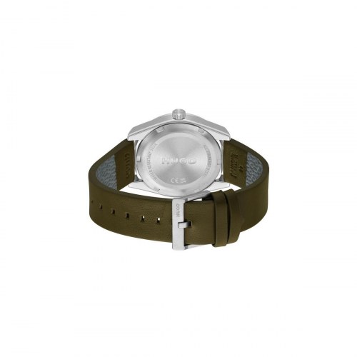 Hugo Boss herreur 1530351 - grøn skive, Ø 42 mm