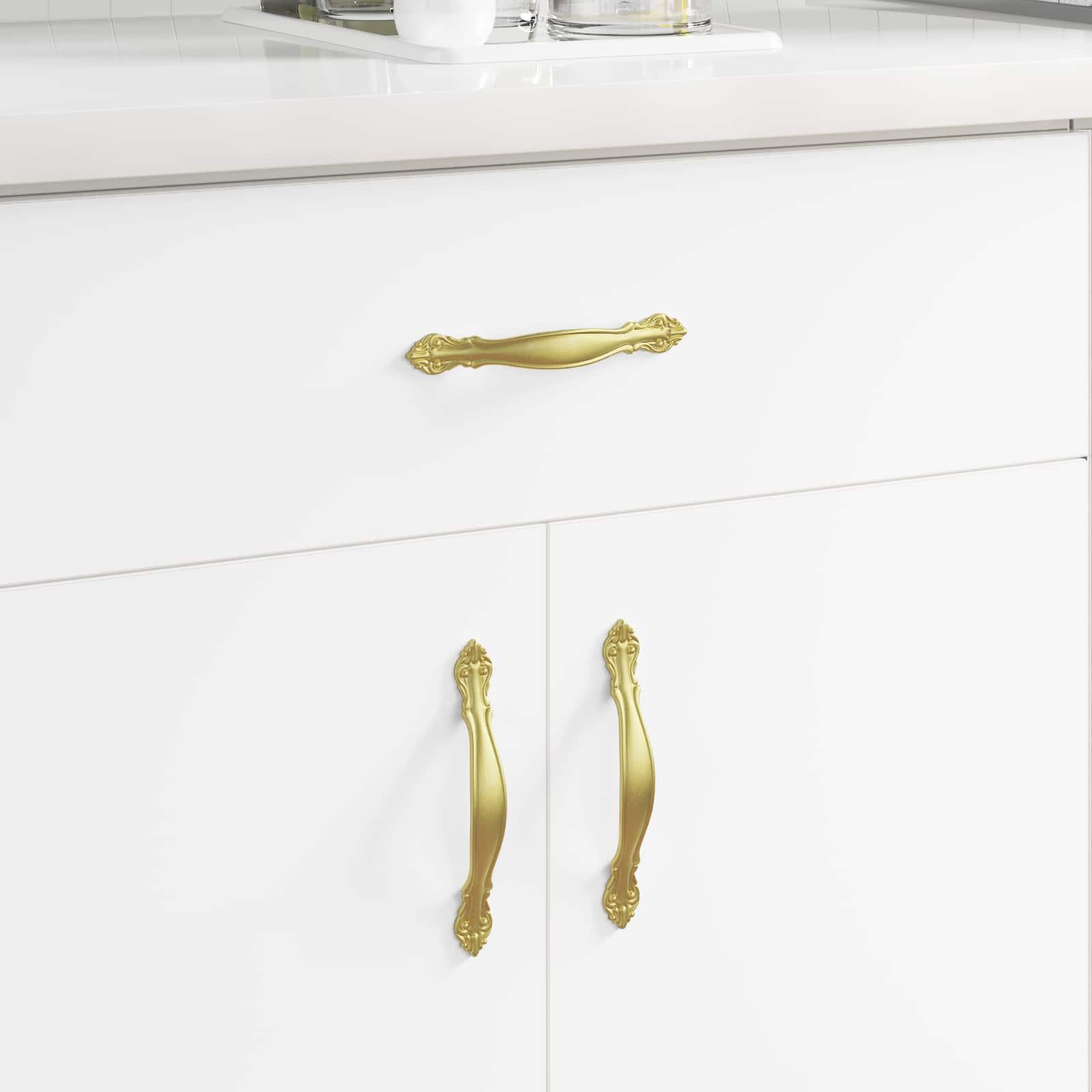 Håndtag 2 stk Guld M4 x 18 mm Zinklegering billede