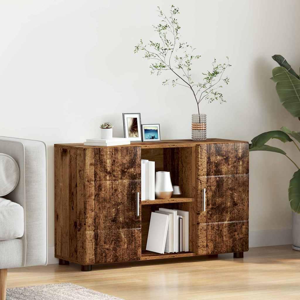 Sidebord Gammelt træ 88,5 x 30,5 x 55,5 cm Konstrueret træ billede