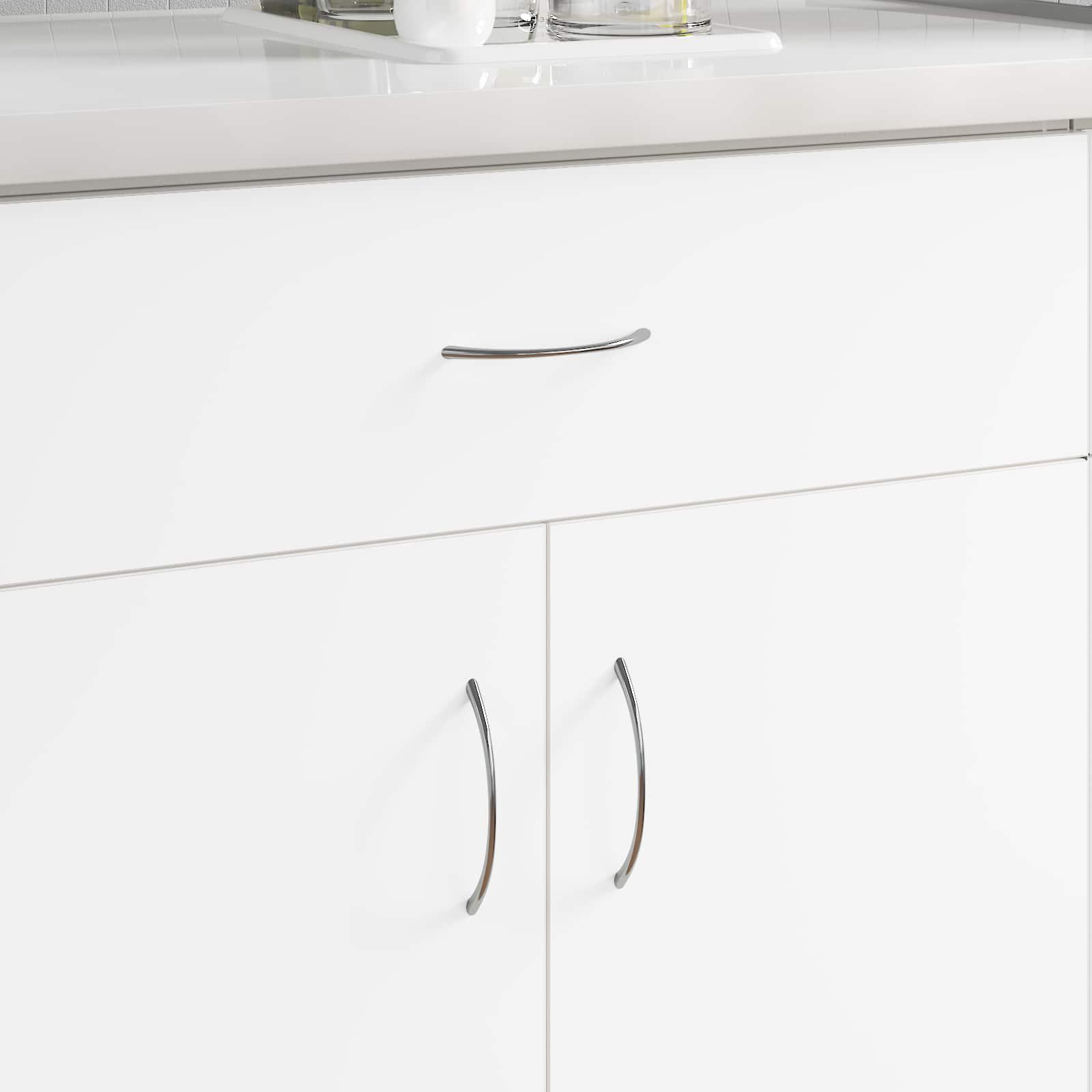 Håndtag 1385 stk Sølv 107 x 3.6 x 23 mm Rustfrit stål billede
