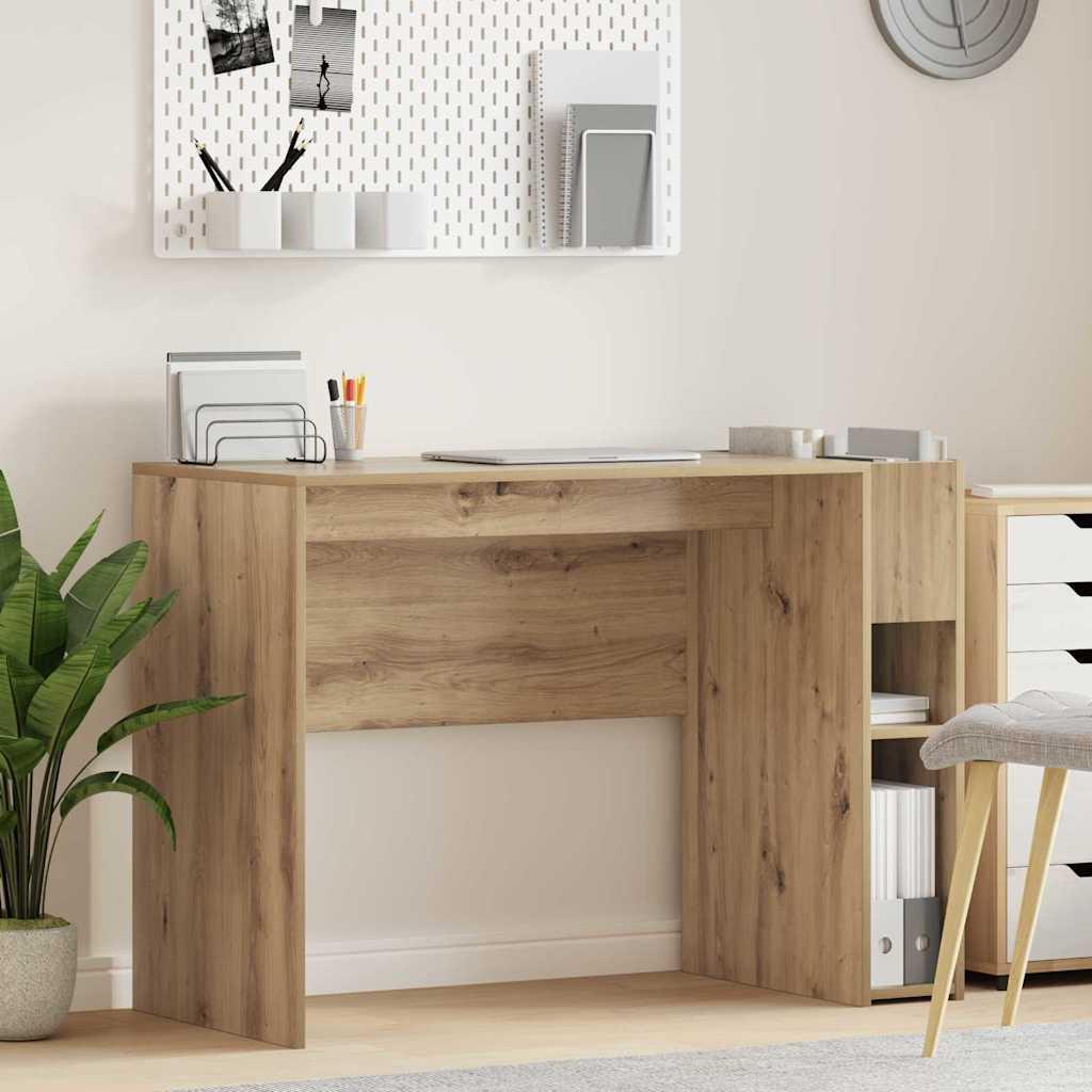 Bord Artisan Egetræ 109 x 50 x 78 cm Konstrueret træ billede
