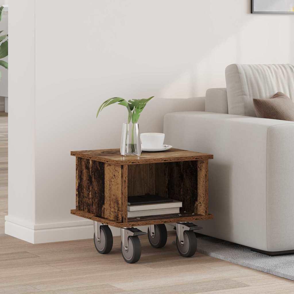 TV-bord Gammelt træ 37 x 35 x 35 cm Konstrueret træ billede