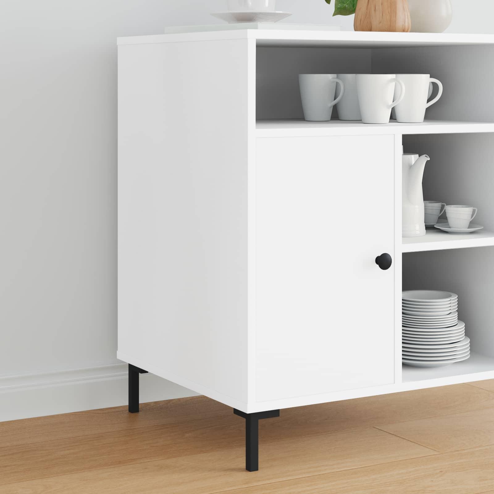 Stående Fødder 12 stk Sort 57 x 57 x 100 mm Jern billede
