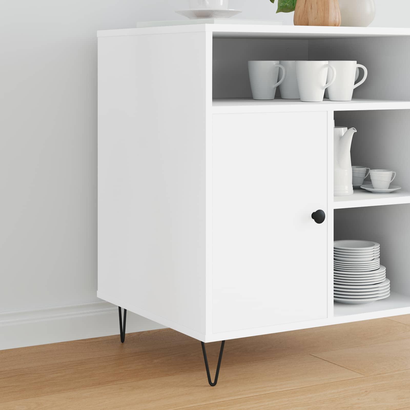 Møbelben 2 stk Sort 54.1 x 54.1 x 100 mm Jern billede
