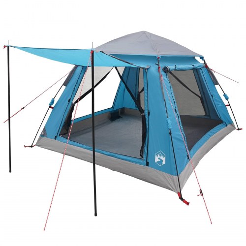 Øjeblikkelig telt med regnslag til 3 personer med hurtig frigivelse