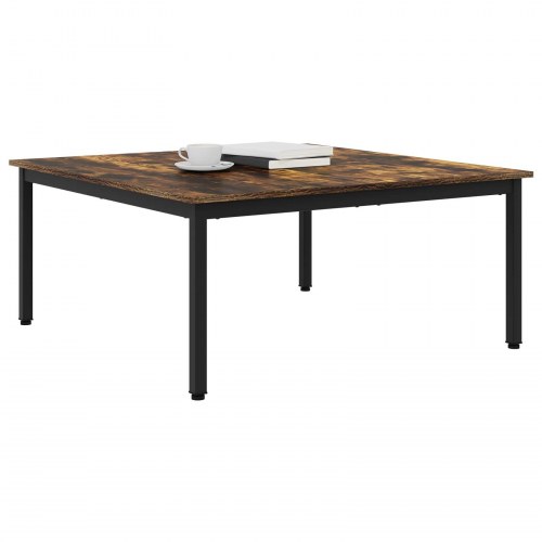 Sofabord Røget Eg 100 x 100 x 45 cm Konstrueret træ