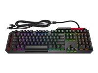 OMEN by HP Sequencer gaming-tastatur - optisk mekanisk, bagbelyst, USB (Pan Nordic) billede