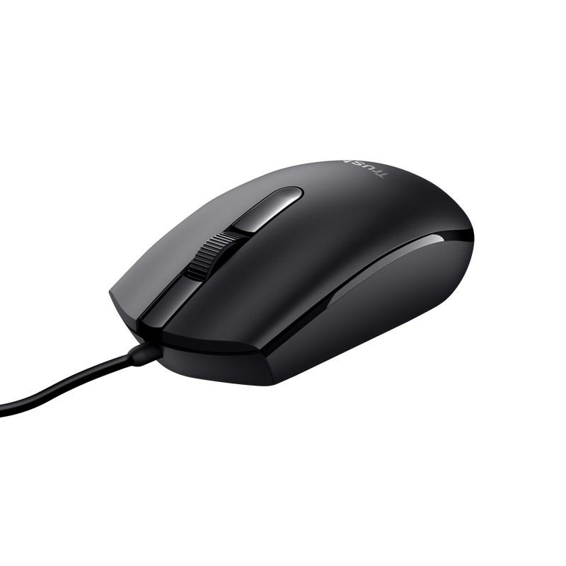 Trust TM-101 kablet mus – ambidextrous, USB, 1200 DPI billede