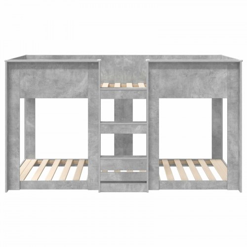 Køjeseng til Børn Beton Grå 90 x 190 cm Konstrueret træ