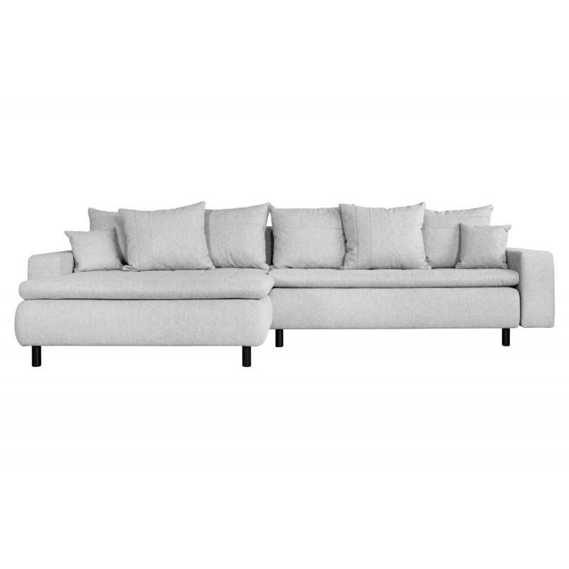 Miami chaiselongsofa venstrevendt – lysegrå stof, modern living