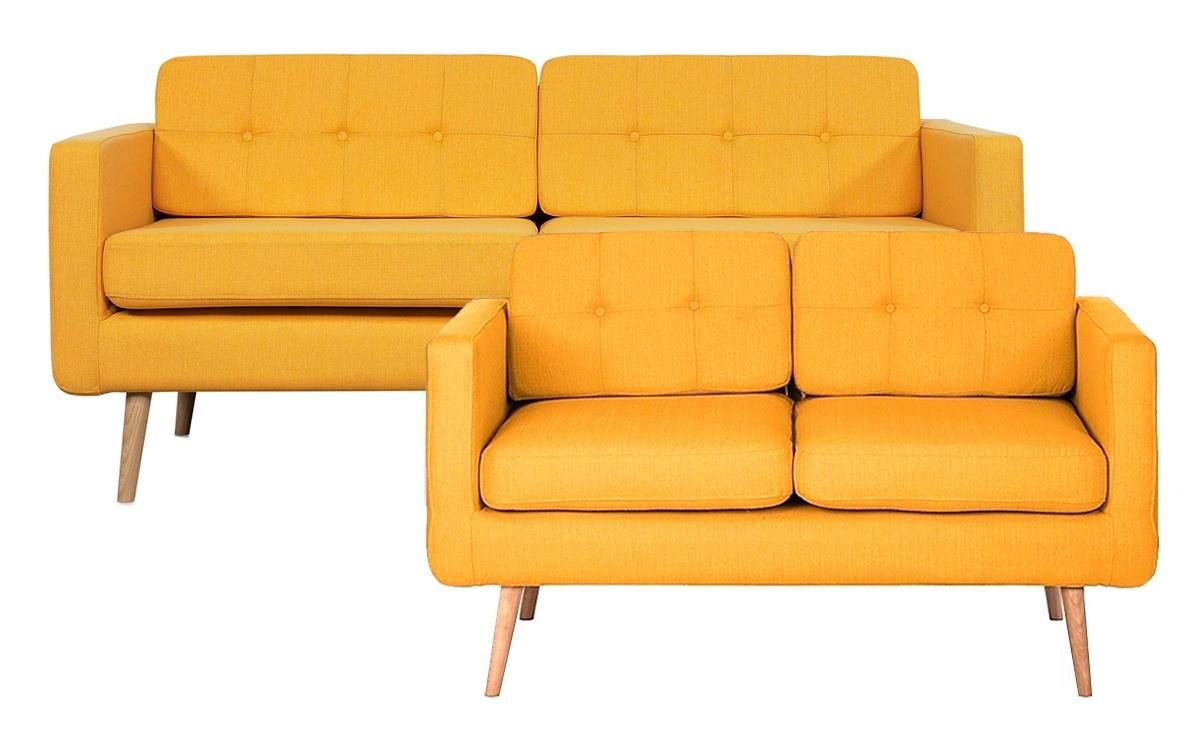 Novelty sofasæt 3+2 pers. – gul Inari 41